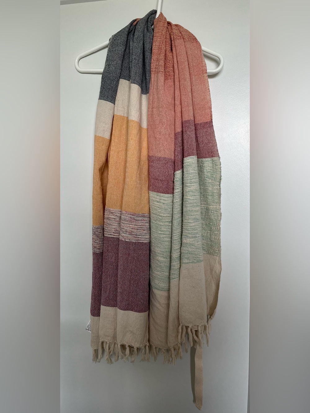 ZARA MAN Multicolor Woven Scarf Wrap 190 × 90 cm